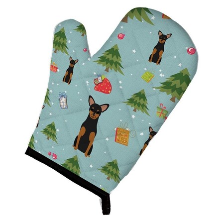 Carolines Treasures Christmas Manchester Terrier Oven Mitt BB4688OVMT